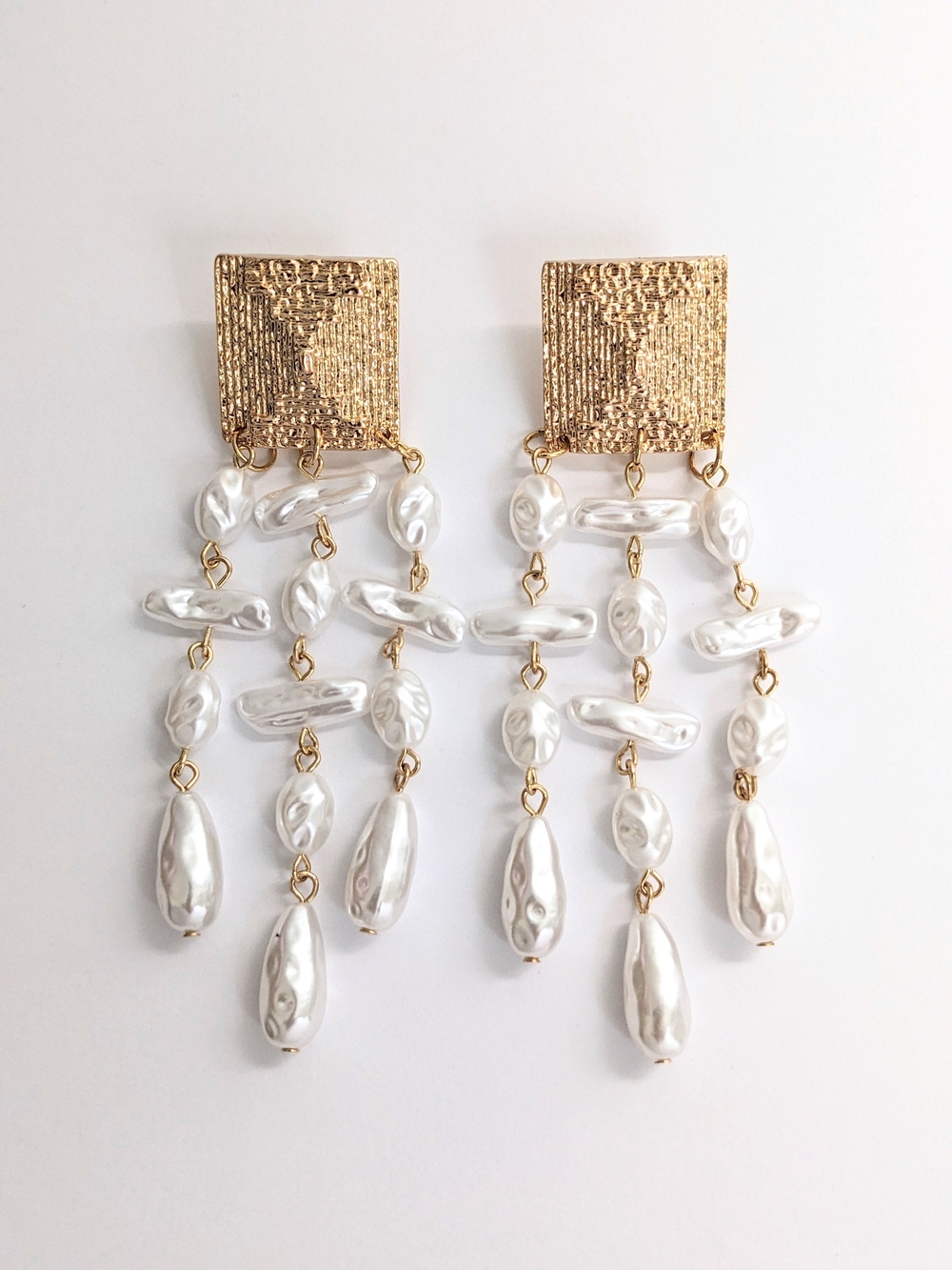 Pearl Cascade Earrings